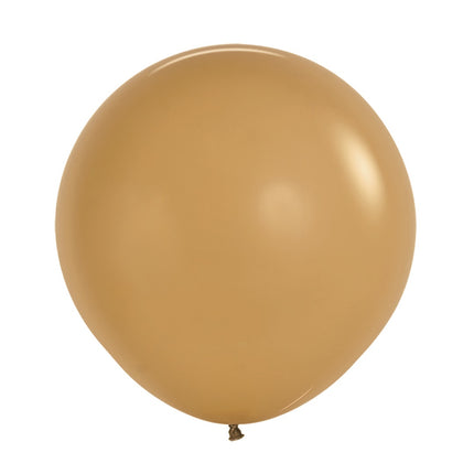 Ballons marrons Latte 61cm 3pcs