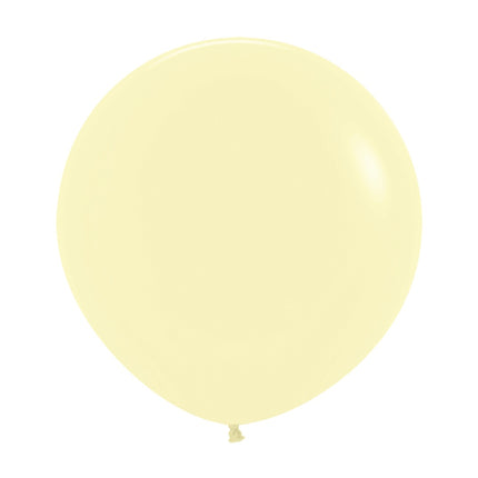 Ballons jaune clair 61cm 3pcs