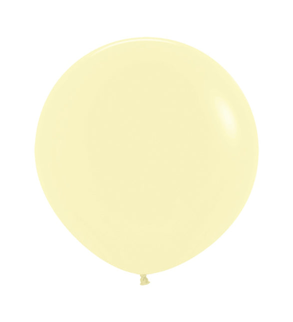 Ballons jaune clair 61cm 3pcs