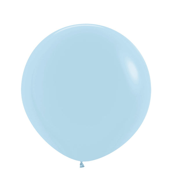 R24 - Bleu mat pastel - 640 - 3 pièces