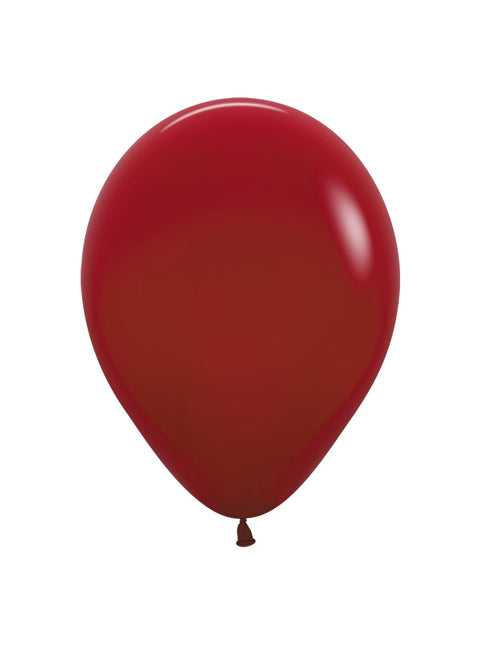 Ballons rouges Bordeaux 23cm 100pcs