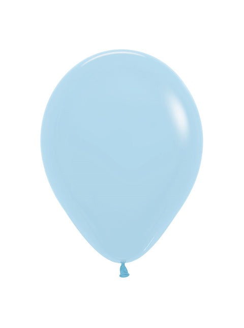 Bleu mat pastel - 640 - 100 pièces