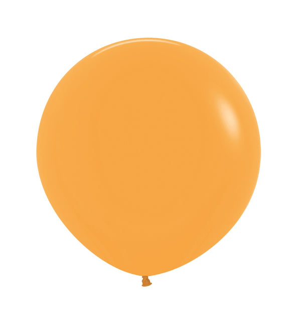 Ballons orange moutarde 61cm 3pcs