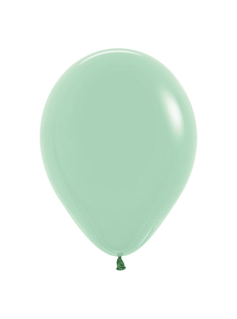 Ballons verts Pastel 23cm 50pcs