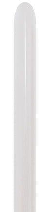 Ballons à modeler blancs Pearl 1.52m 50pcs
