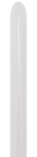 Ballons à modeler blancs Pearl 1.52m 50pcs