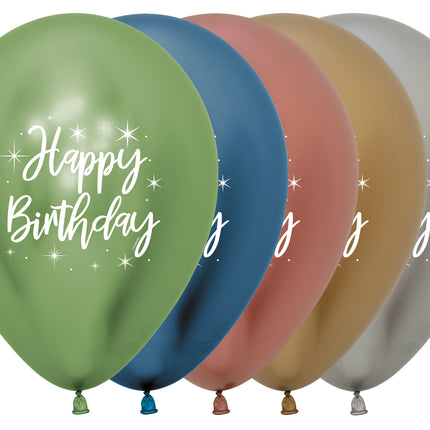 Bon anniversaire Ballons colorés 30cm 25pcs