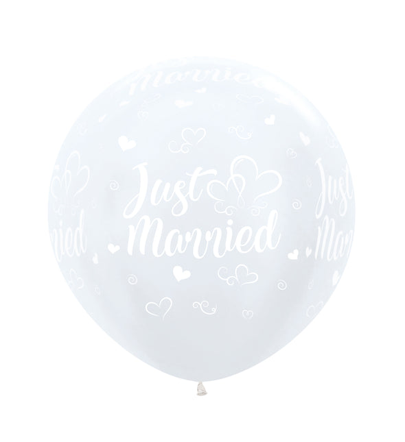 Ballons de mariage 61cm 2pcs