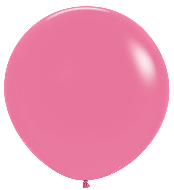 Ballons roses brillants 91cm 10pcs
