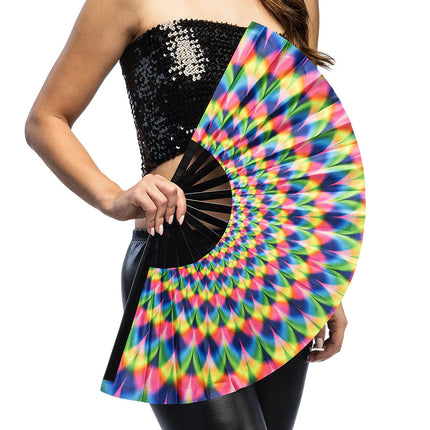 Éventail Rave Rush XL (64 cm)