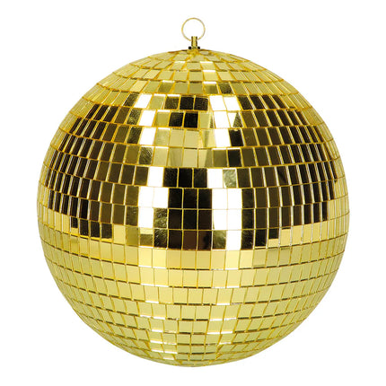 Boule à disco dorée (Ø 30 cm)
