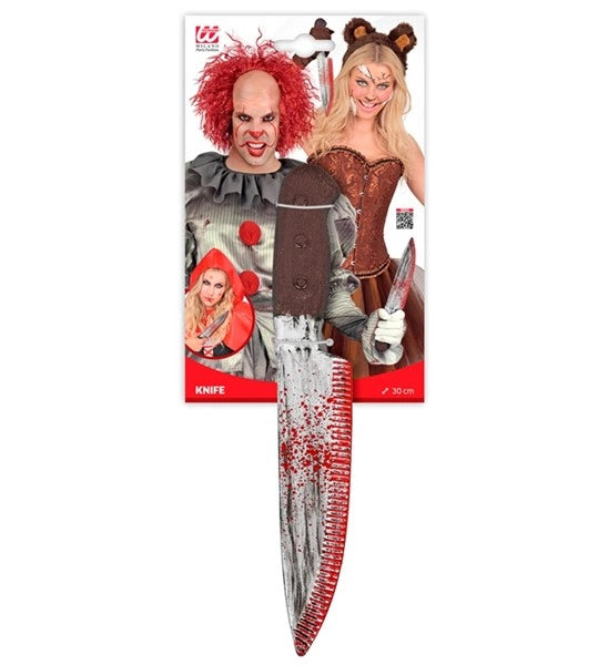 Faux couteau sanglant d'Halloween