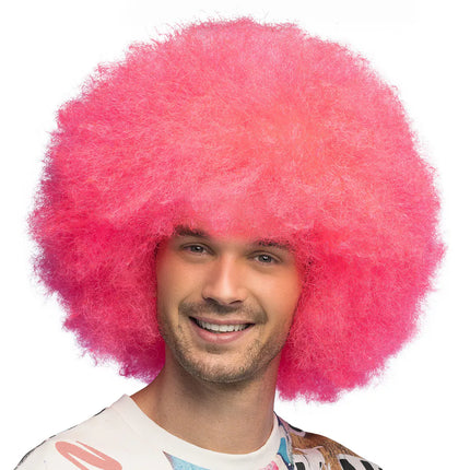 Perruque Sugar rose fluo UV
