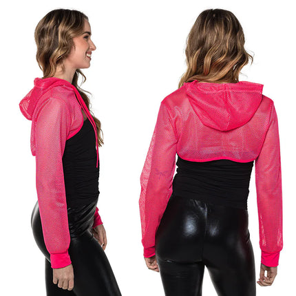 Visnet Vest Roze Neon