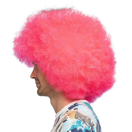 Perruque Sugar rose fluo UV