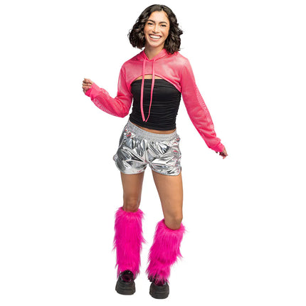 Visnet Vest Roze Neon