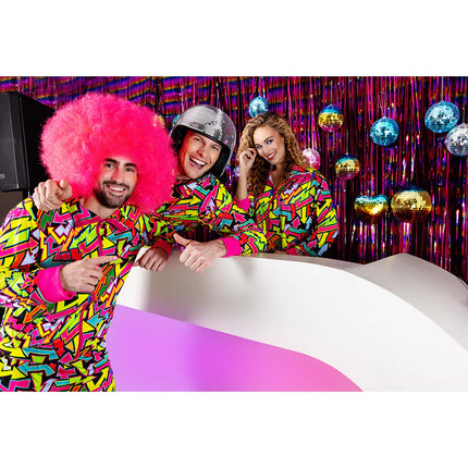 Perruque Sugar rose fluo UV