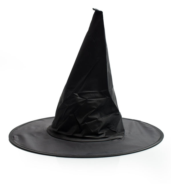 Chapeau de sorcière d'Halloween Noir Haut