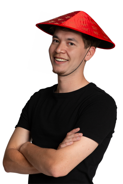 Chapeau rouge chinois