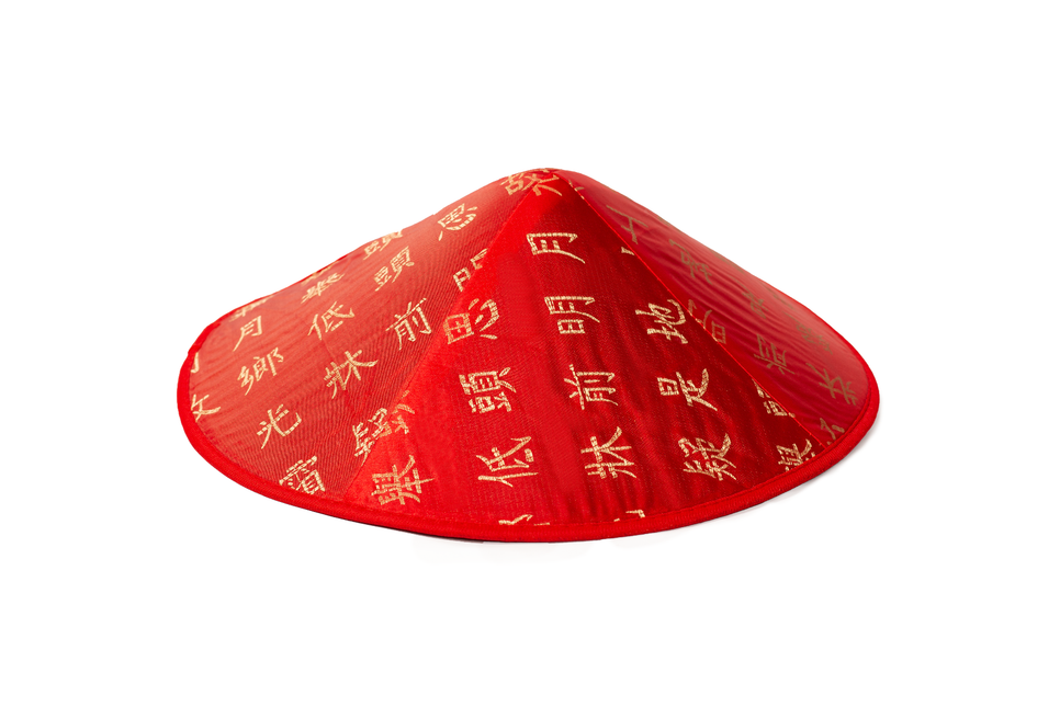 Chapeau rouge chinois