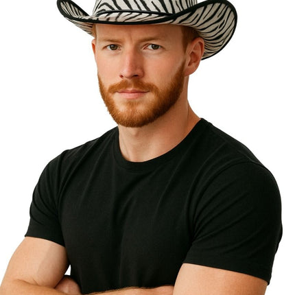 Chapeau de cow-boy Zebra