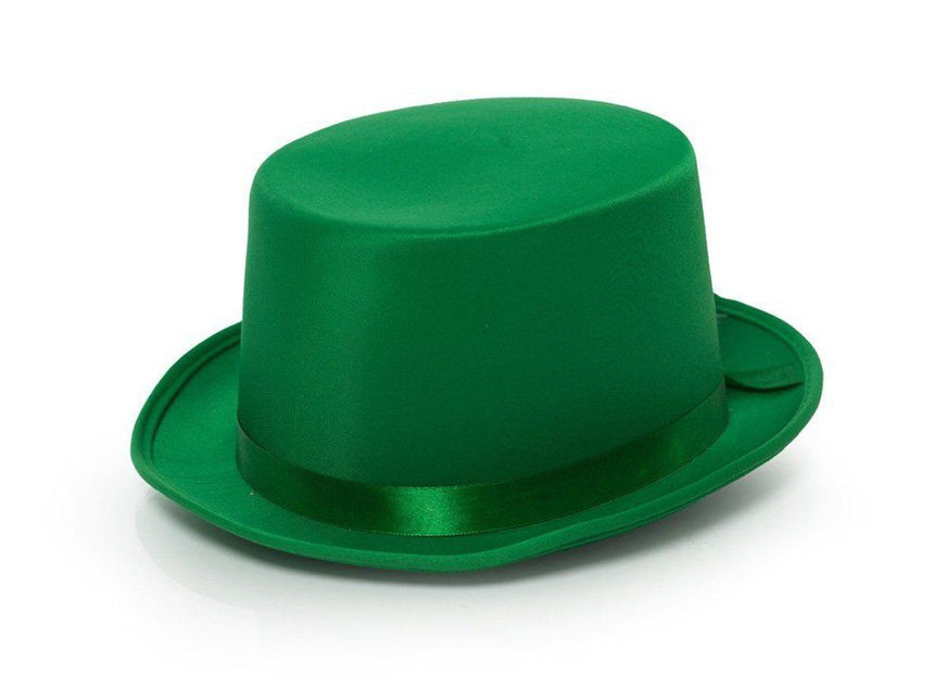 Chapeau haut Satin Vert