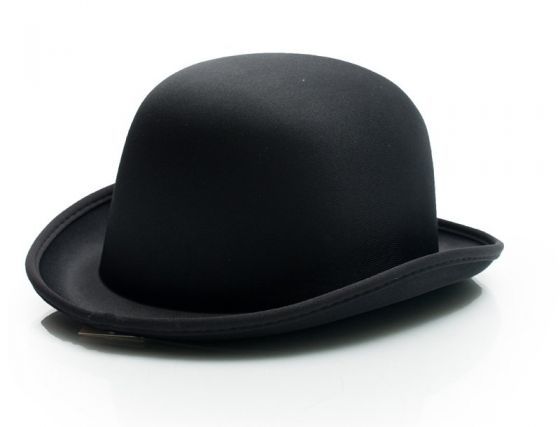 Chapeau melon Satin noir