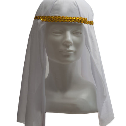 Chapeau arabe blanc