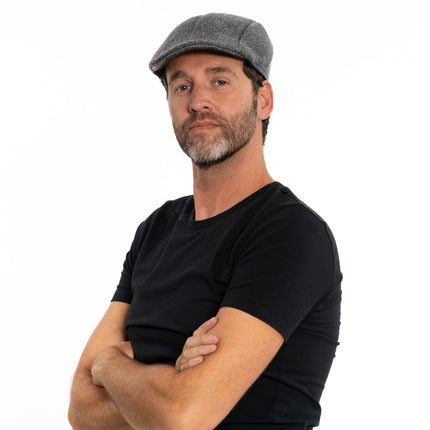 Casquette des années 20 Deluxe Grey