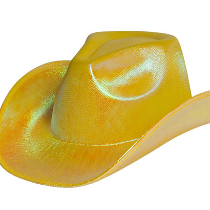 Chapeau de cow-boy or brillant