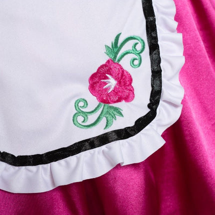 Fuchsia Dirndl Jurk Oktoberfest Fay
