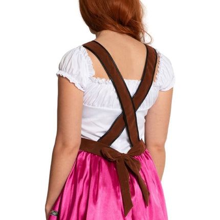 Fuchsia Dirndl Jurk Oktoberfest Fay