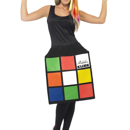 Rubik's Cube 3D Costume Dames