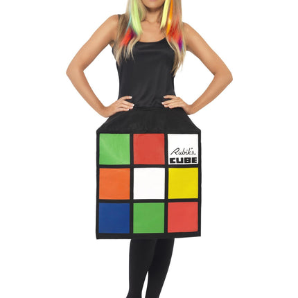 Rubik's Cube 3D Costume Dames