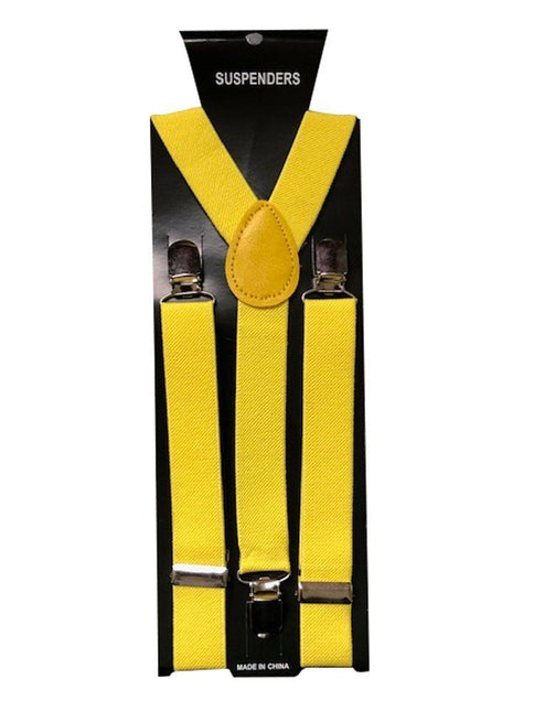 Bretelles jaunes - Largeur 2,5 cm