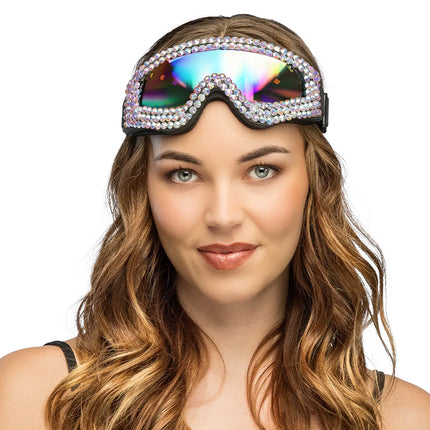 Lunettes de ski festives « La folie »