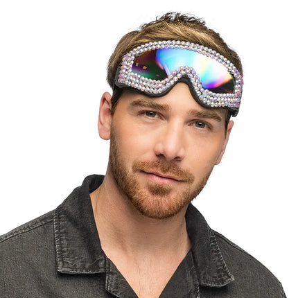 Lunettes de ski festives « La folie »