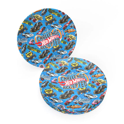 Assiettes Hot Wheels 23 cm, lot de 8