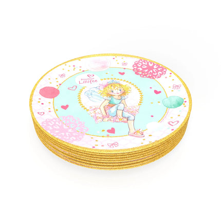 Assiettes Princesse Lillifee 23 cm, lot de 8