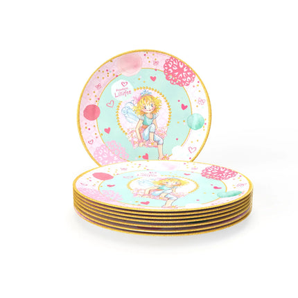 Assiettes Princesse Lillifee 23 cm, lot de 8