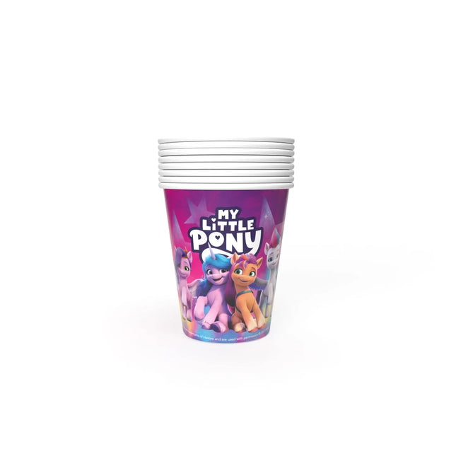 Gobelets My Little Pony violets 250 ml, lot de 8