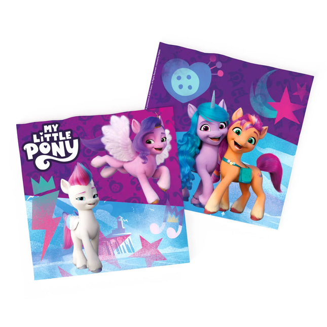 Serviettes My Little Pony 33 cm, lot de 20