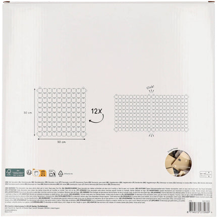 Panneau Shimmer Gold mat 30x30cm /12