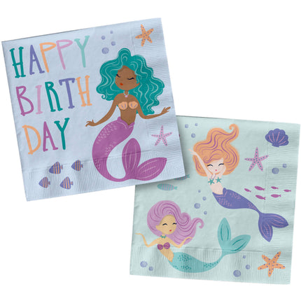 Serviettes de table Mermaid Mermaid 33cm