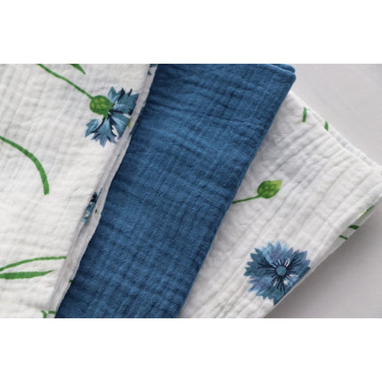 Serviettes en coton bleu foncé 40cm 4pcs