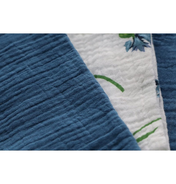 Serviettes en coton bleu foncé 40cm 4pcs