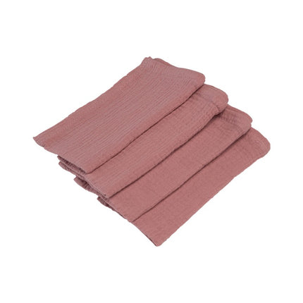 Serviettes en coton rose 40cm 4pcs