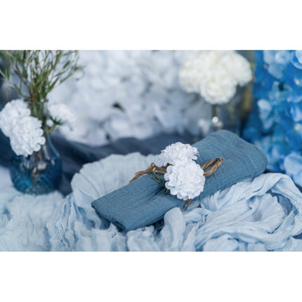 Serviettes en coton bleu 40cm 4pcs