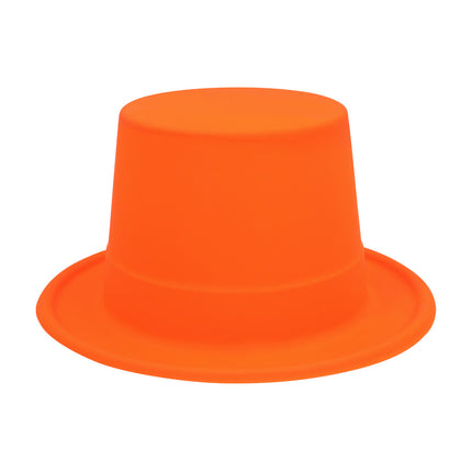 Chapeau néon orange