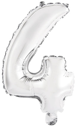 Ballon de baudruche - Mini Figure 4 - Argent - 35 x 23 cm